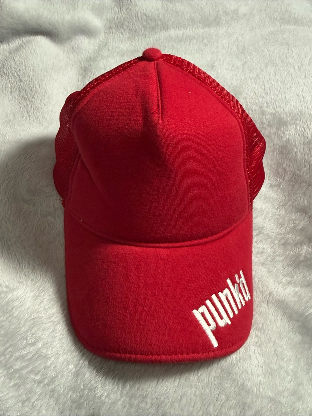 Vintage MTV Punk’d Trucker SnapBack Mesh Back TV Show Red